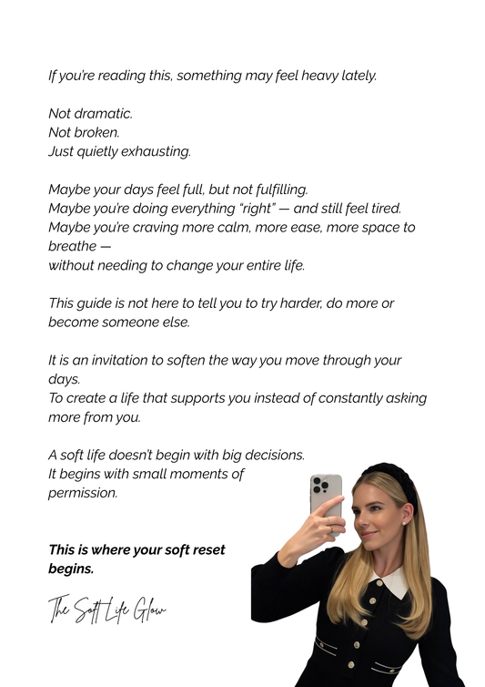 The Soft Life Reset