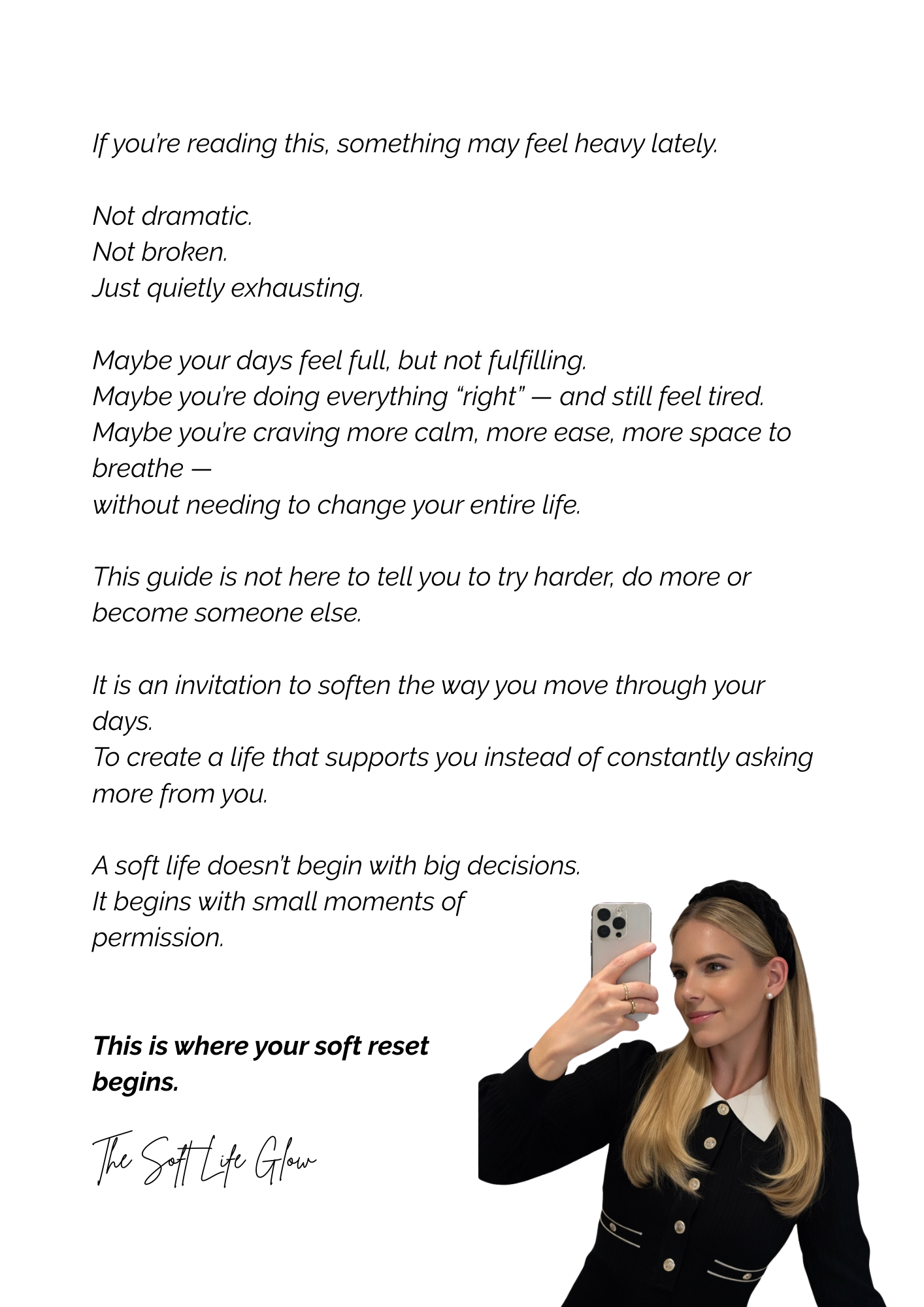 The Soft Life Reset